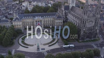 Rouen City Hall - Video Drone Footage