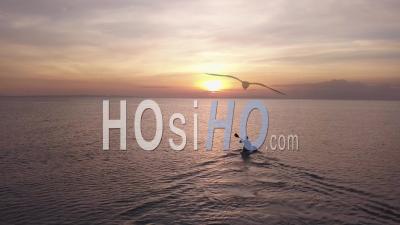 Sunset Kayaking - Video Drone Footage