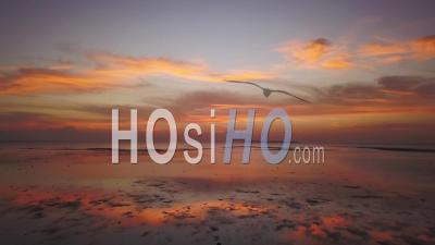 Epic Sunrise Over The Sea - Vidéo Drone