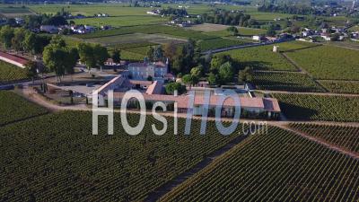 Castle Coutet In Summer, Bordeaux Video Drone Footage