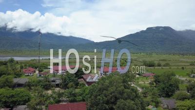 Village Champassak Sur Le Mékong, Vidéo Drone