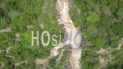 Rapids à Khone Pa Soy Bridge, Vidéo Drone