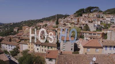 Village Of Bormes-Les-Mimosas - Video Drone Footage