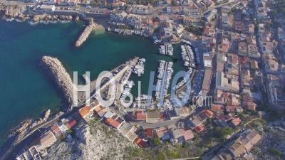 Wearing Goudes In Marseille - Video Drone Footage