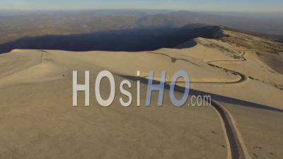 Road To The Summit Of Mont-Ventoux, France – Aerial Video Drone Footage 