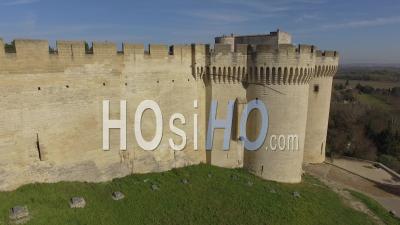 Fort-Saint-Andre At Villeneuve-Lez-Avignon, Avignon, France – Aerial Video Drone Footage