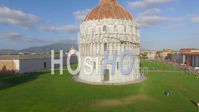 Square Of Miracles, Leaning Tower Of Pisa Drone Video Italy. - Video Drone Footage