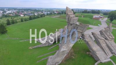Ninth Fort Aerial View In Kaunas, Lithuania - Video Drone Footage