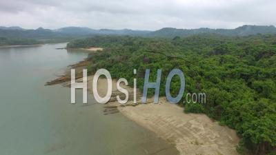 Jungle Islands Of Isla Del Rey Panama - Video Drone Footage