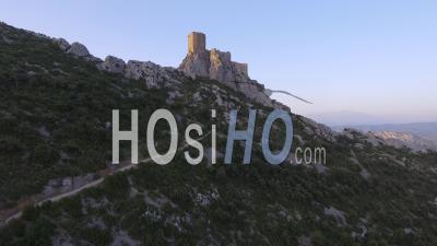 Queribus Cathar Castle, Video Drone Footage