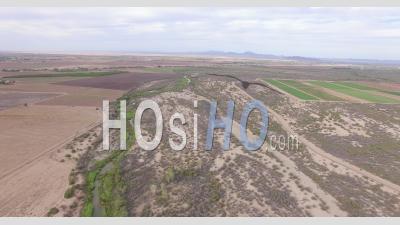 Colorado River Drone Vidéo Comté De Yuma, Arizona, États-Unis, Frontière Mexicaine - Vidéo Drone