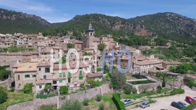 Valldemossa Village Mallorca Spain - Video Drone Footage