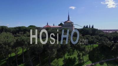 Histoire De L'archive Historique De Madrid Madrid, Espagne - Vidéo Drone