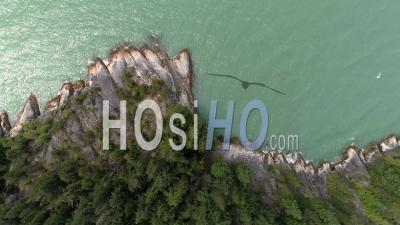 Drone Vidéo Vues De Sea To Sky Et De Howe Sound Bc Canada - Vidéo Drone