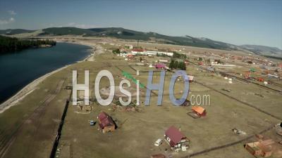 Villiage En Mongolie Du Nord - Vidéo Drone