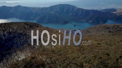Lake Ashi Kanagawa Honshu Japan - Video Drone Footage