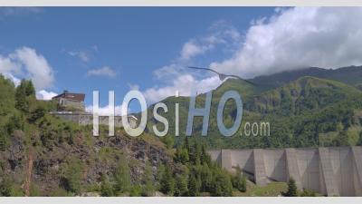 Barrage De Roselend En été, France - Vidéo Drone