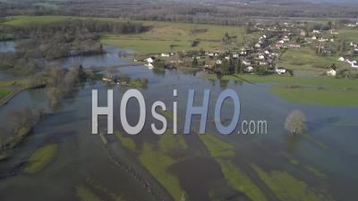 Fields Inundation - Video Drone Footage