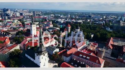 Tallinn Old Town- Video Drone Footage