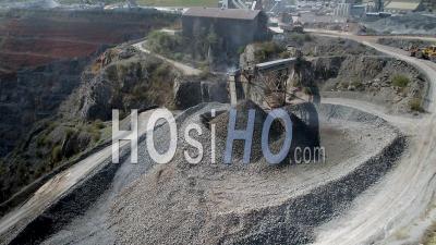 Bardon Hill Quarry Rock Crusher Coalville Uk - Video Drone Footage