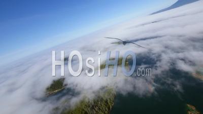 Fog Over Effingham Island Barkley Sound West Coast Vancouver Island Bc 