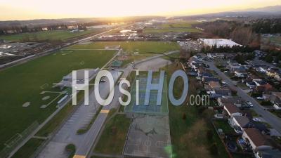 Airplane Landing At Pitt Meadows Airport 