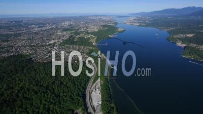 North Side Of Burnaby Mountain Burrard Inlet 