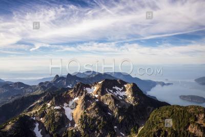 Sky Pilot Mountain Howe Sound Squamish Bc Canada - Aerial Photography