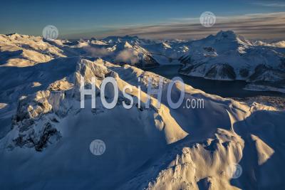 The Black Tusk And Garibaldi Lake And Mt. Garibaldi Whistler Bc Canada - Aerial Photography