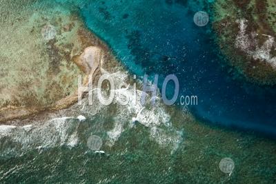 Normand Island Et Sa Baie ¨ La Baie Îles Vierges Britanniques Des Caraïbes - Photographie Aérienne