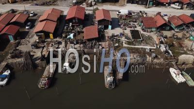 Port D'huîtres De La Teste - Vidéo Drone