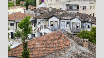 Dilapidated Neighbourhood Kulesi District Antalya On The Mediterranean Turkey - Aerial Photography