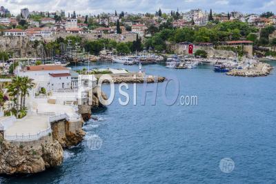 Kulesi District Antalya Resort City On The Mediterranean Turkey - Aerial Photography
