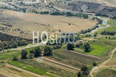 Rural Area Of Tbilisi Georgia - Aerial Photography