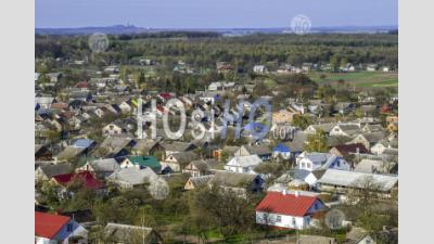Pochayev Town In The Ternopil Oblast  Of Western Ukraine - Aerial Photography