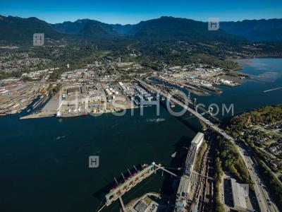 2nd Narrow Bridge North Vancouver - Aerial Photography