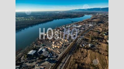 Lumber Industries At Albion Maple Ridge - Aerial Photography