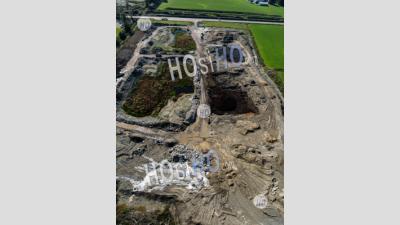Site Being Prepared For Development - Aerial Photography