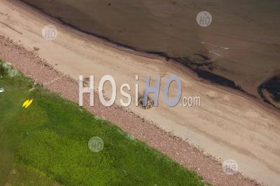 Beach Recreation Prince Edward Island Canada - Aerial Photography