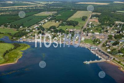 North Rustico Harboour Prince Edward Island Canada - Aerial Photography
