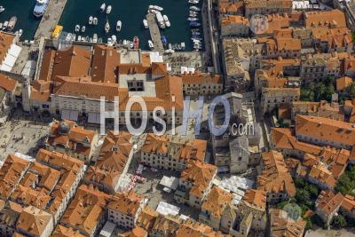 Ville Historique De Dubrovnik En Croatie - Photographie Aérienne