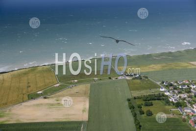  Longues-Sur-Mer Normandy France - Aerial Photography