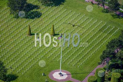 American Cemetery And War Memorial Colleville-Sur-Mer Normancy France - Aerial Photography