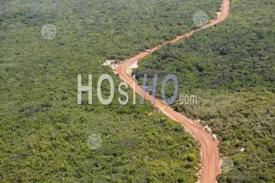 Jungle Et Road To Linden Guyana - Photographie Aérienne