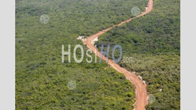Jungle Et Road To Linden Guyana - Photographie Aérienne