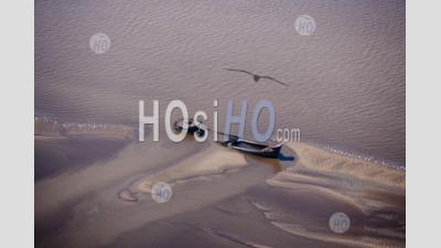 Ship Wreck Near Legeen Island Guyana - Aerial Photography