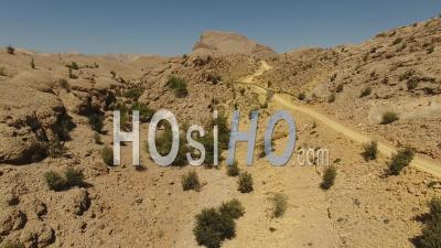 Vue Aérienne De La Montagne à Oman Dans La Région D'al Wusta