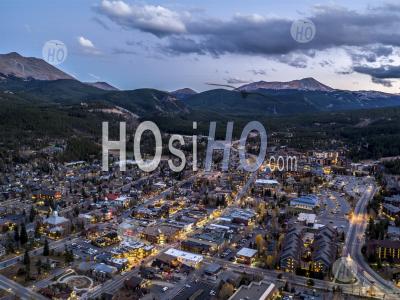 Breckenridge Ski Resort And Town Colorado - Aerial Photography