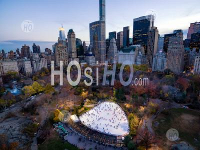 Wollman Ice Rink Central Park New York City - Photographie Aérienne