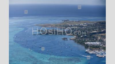 International Airport At Papeete Tahiti French Polynesia - Aerial Photography